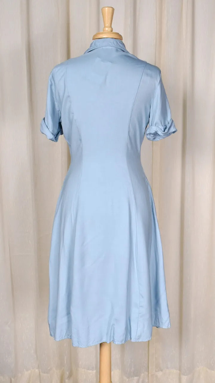 1950s Novelty House Chores Pocket Dress