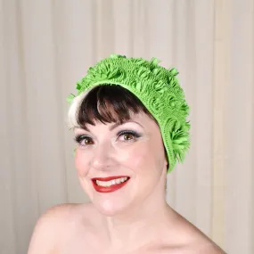 1950s Playtex Vintage Lily Pad Swim Cap