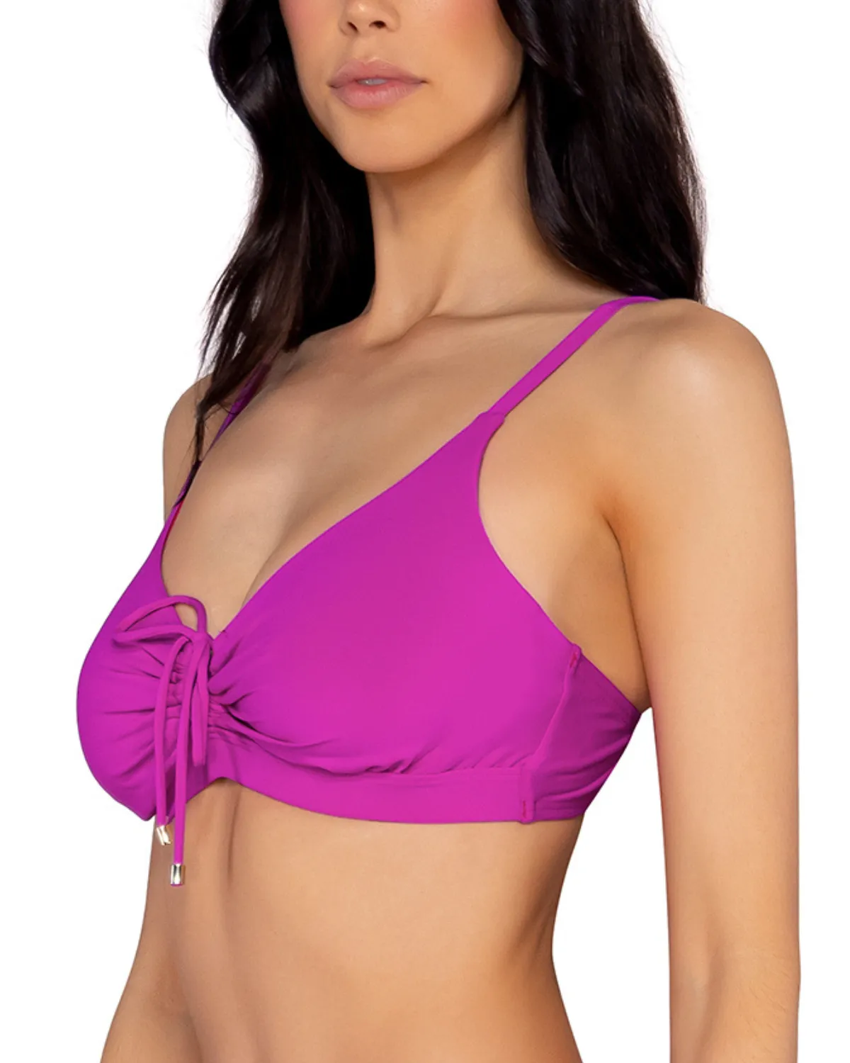 2023 Sunsets Solids Kauai Keyhole Underwire D  Bikini Top (More colors available) - 54S