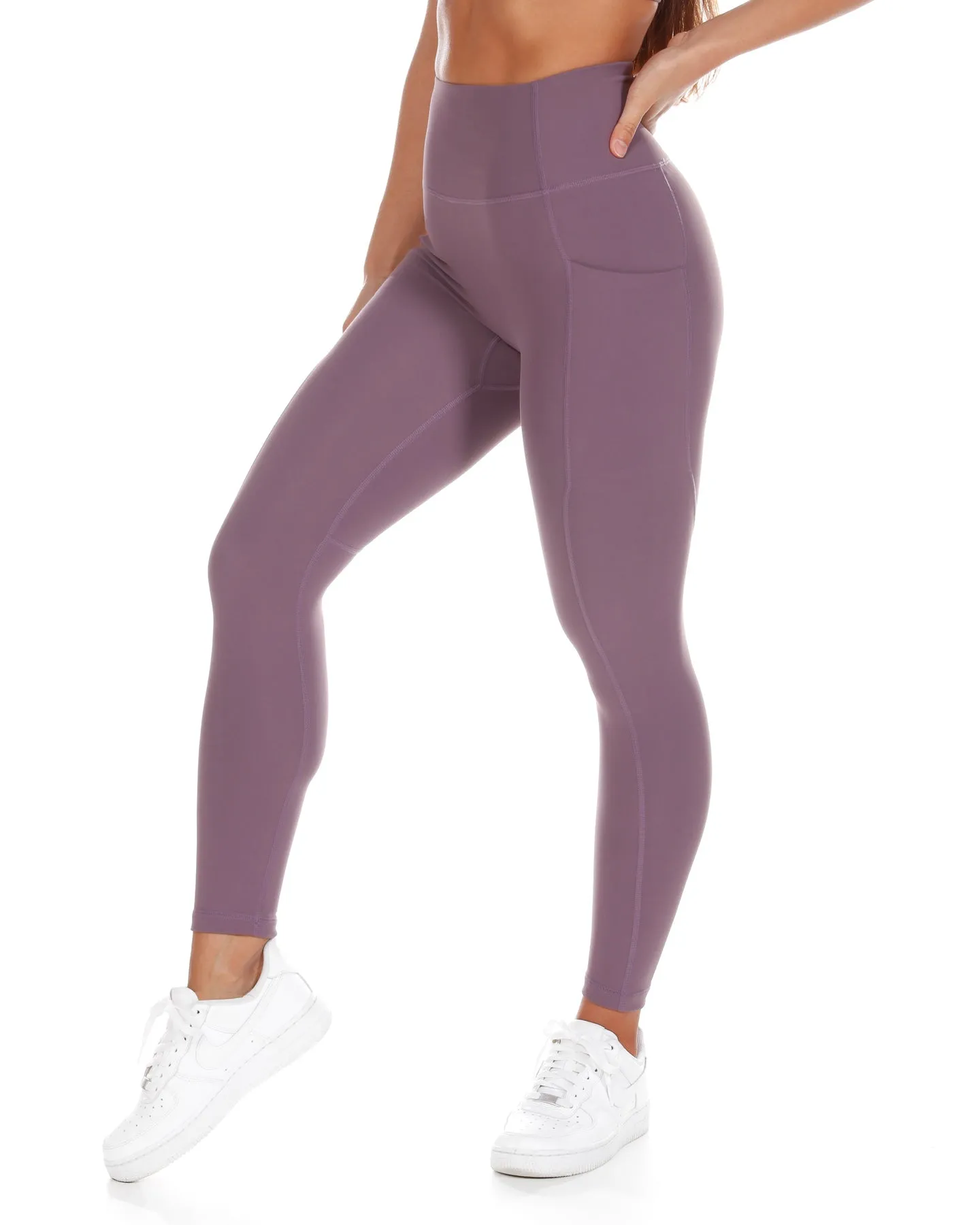 7/8 Lunar Ascend Leggings - Mauve