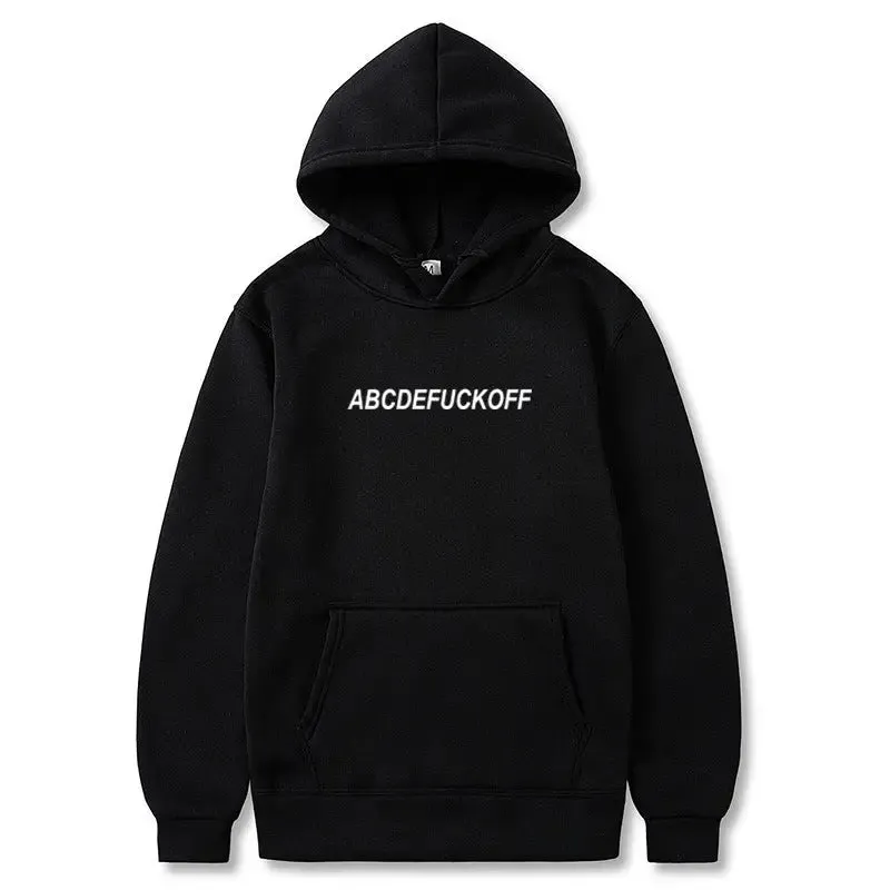 ABCDE... Long Sleeved Hoodie