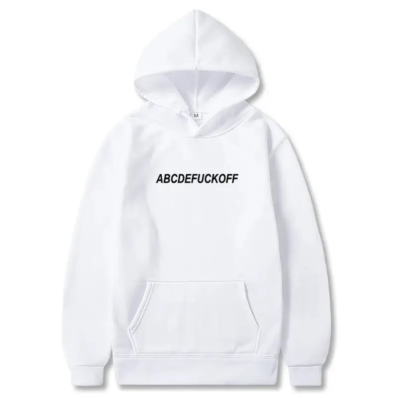 ABCDE... Long Sleeved Hoodie