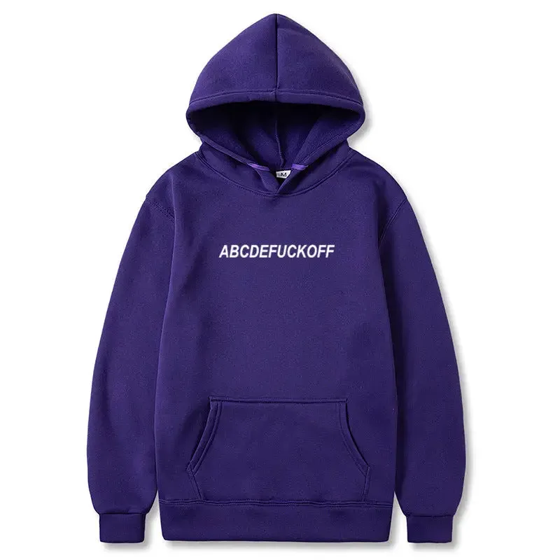 ABCDE... Long Sleeved Hoodie