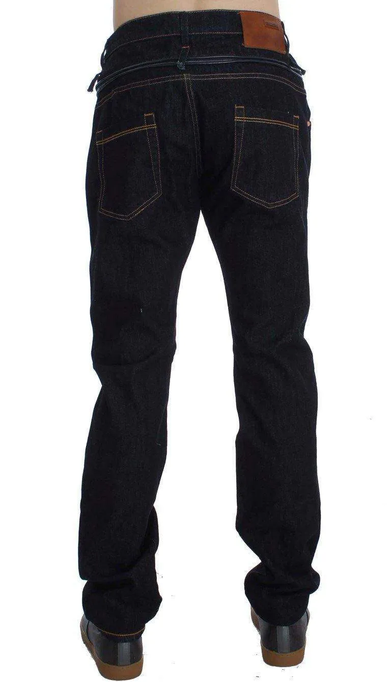 ACHT  Cotton Regular Straight Fit Jeans