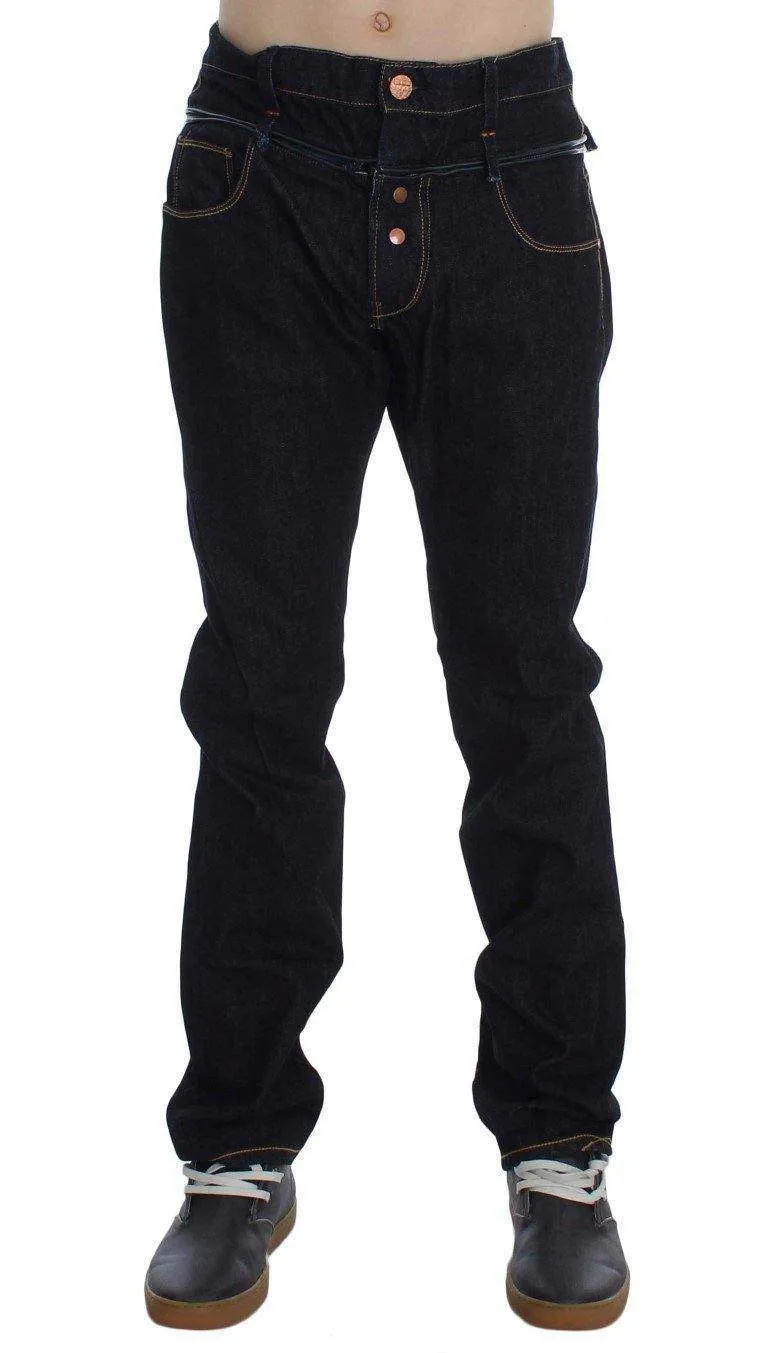 ACHT  Cotton Regular Straight Fit Jeans