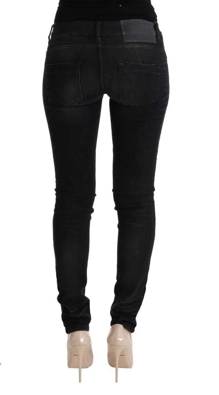 ACHT Denim Cotton Bottoms Slim Fit Jeans