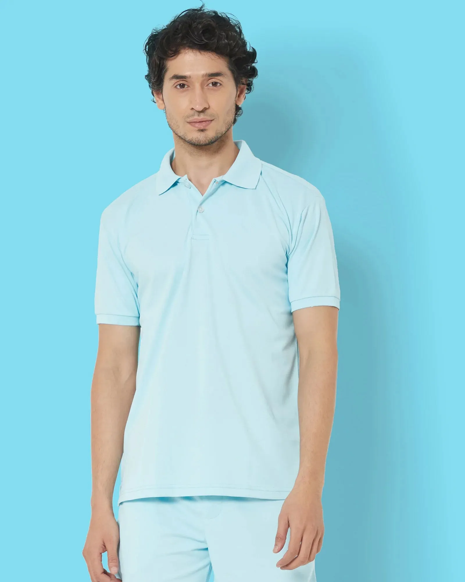 Active Polo : Aquatic Blue