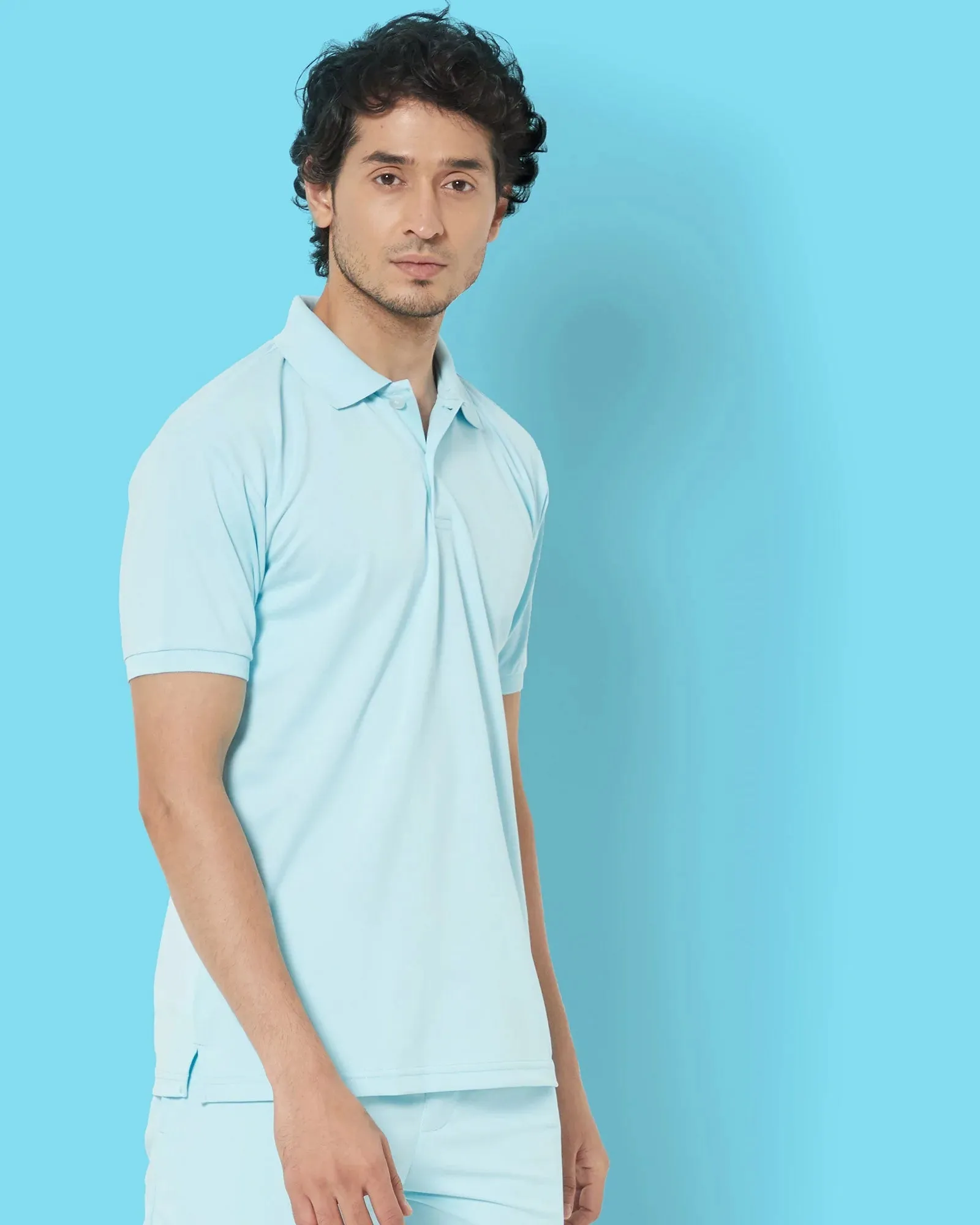 Active Polo : Aquatic Blue