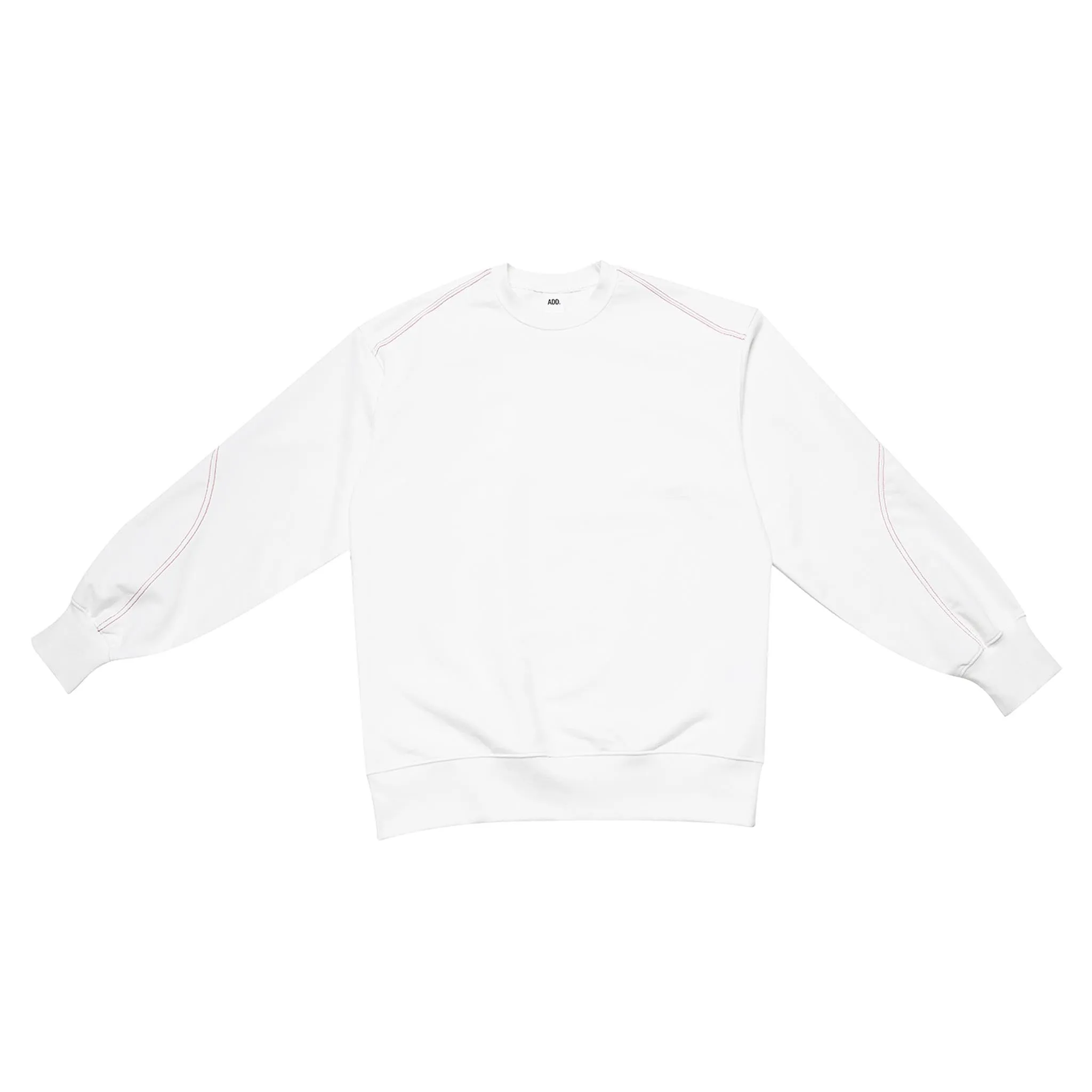 ADD Twist Stitch Cutout Sweatshirt White