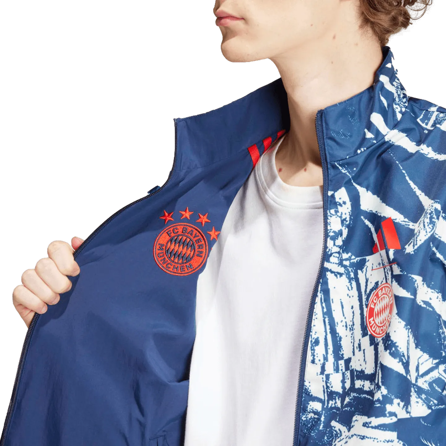 Adidas Bayern Munich Anthem Reversible Jacket