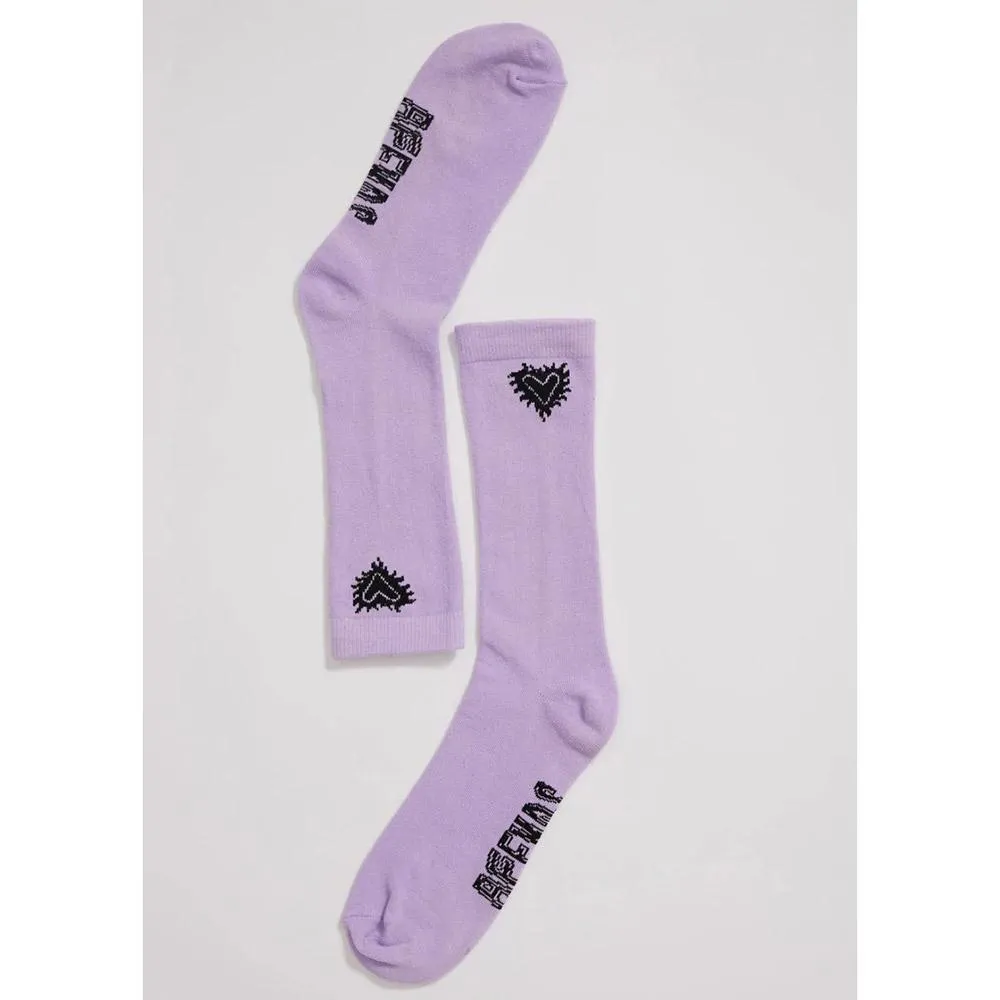 Afends Pink Noise Hemp Crew Socks