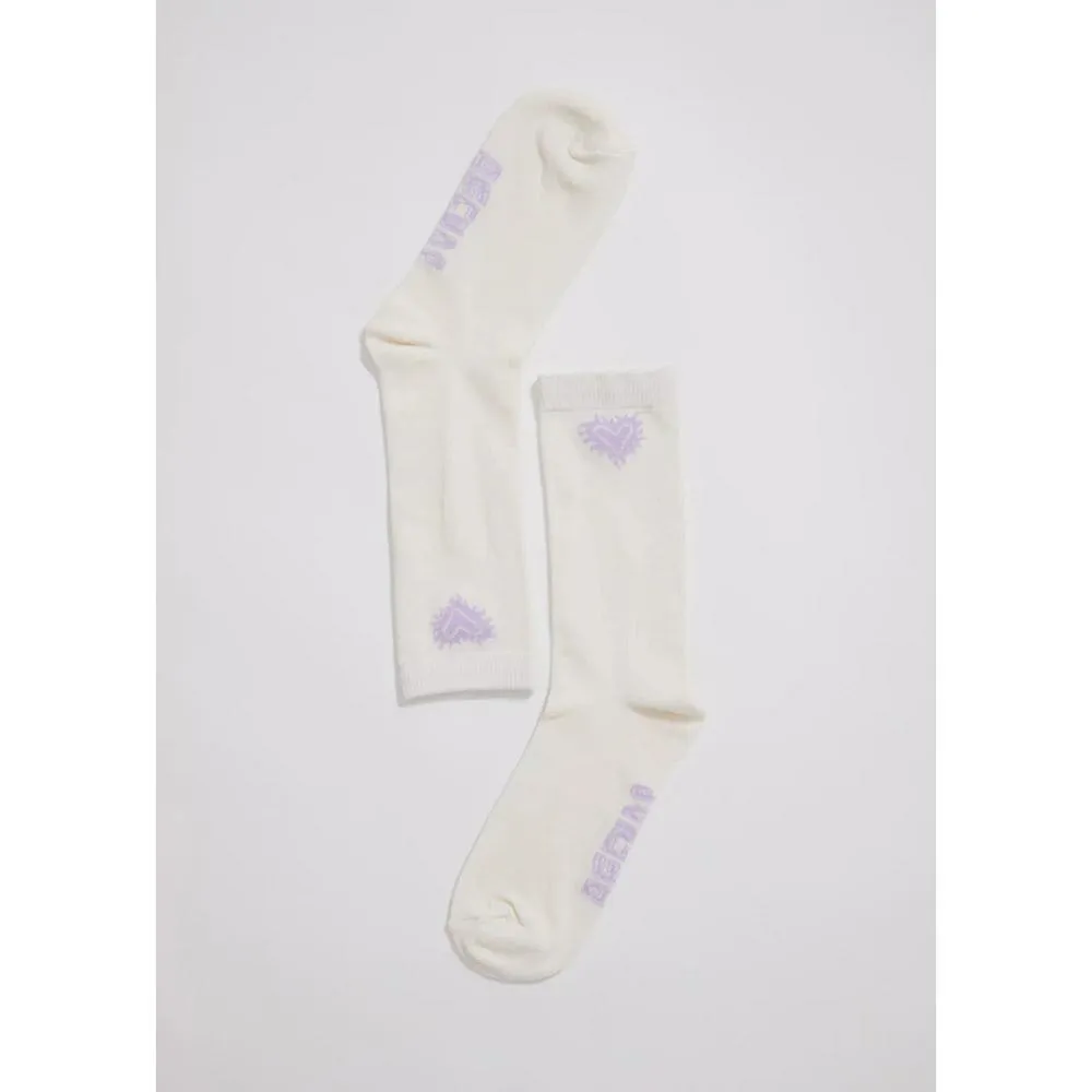 Afends Pink Noise Hemp Crew Socks