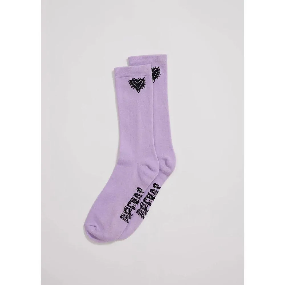 Afends Pink Noise Hemp Crew Socks