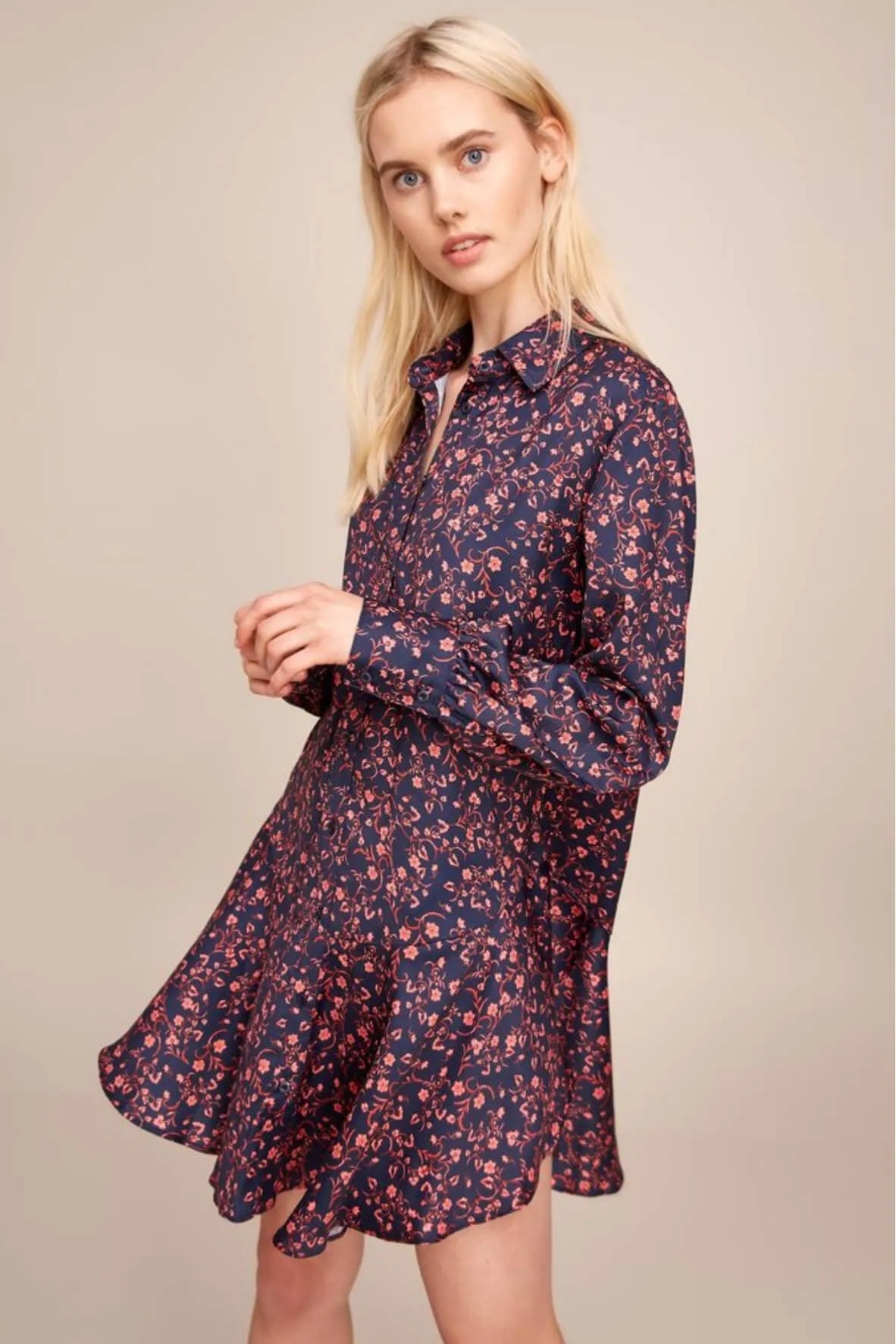 Archer Long Sleeve Shirt Dress