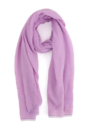 ARTISAN'S WEAVE SCARF-PURPLE