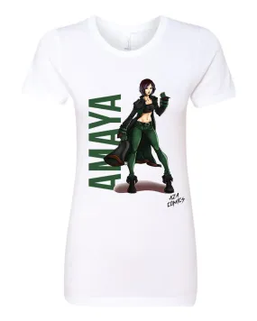 Aza Comics Amaya The Keepers Women's Graphic Tee