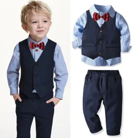 Baby Boy Formal Blue Banquet Gentleman Sets