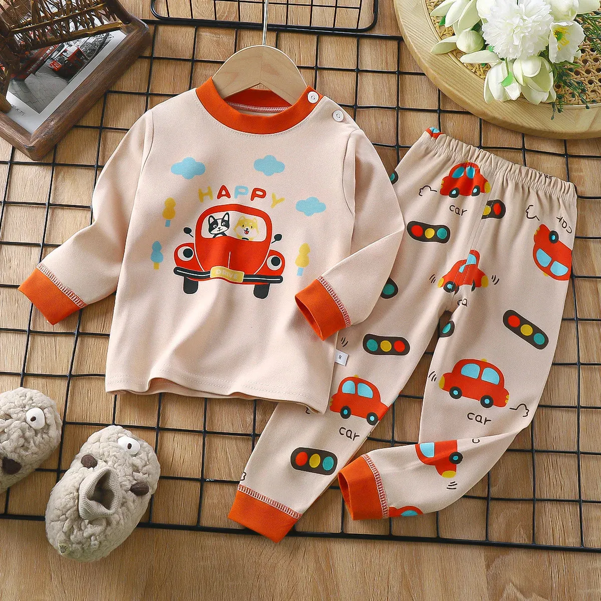 Baby Boys Sleepwear Dinosaur Toddler Pajama Sets