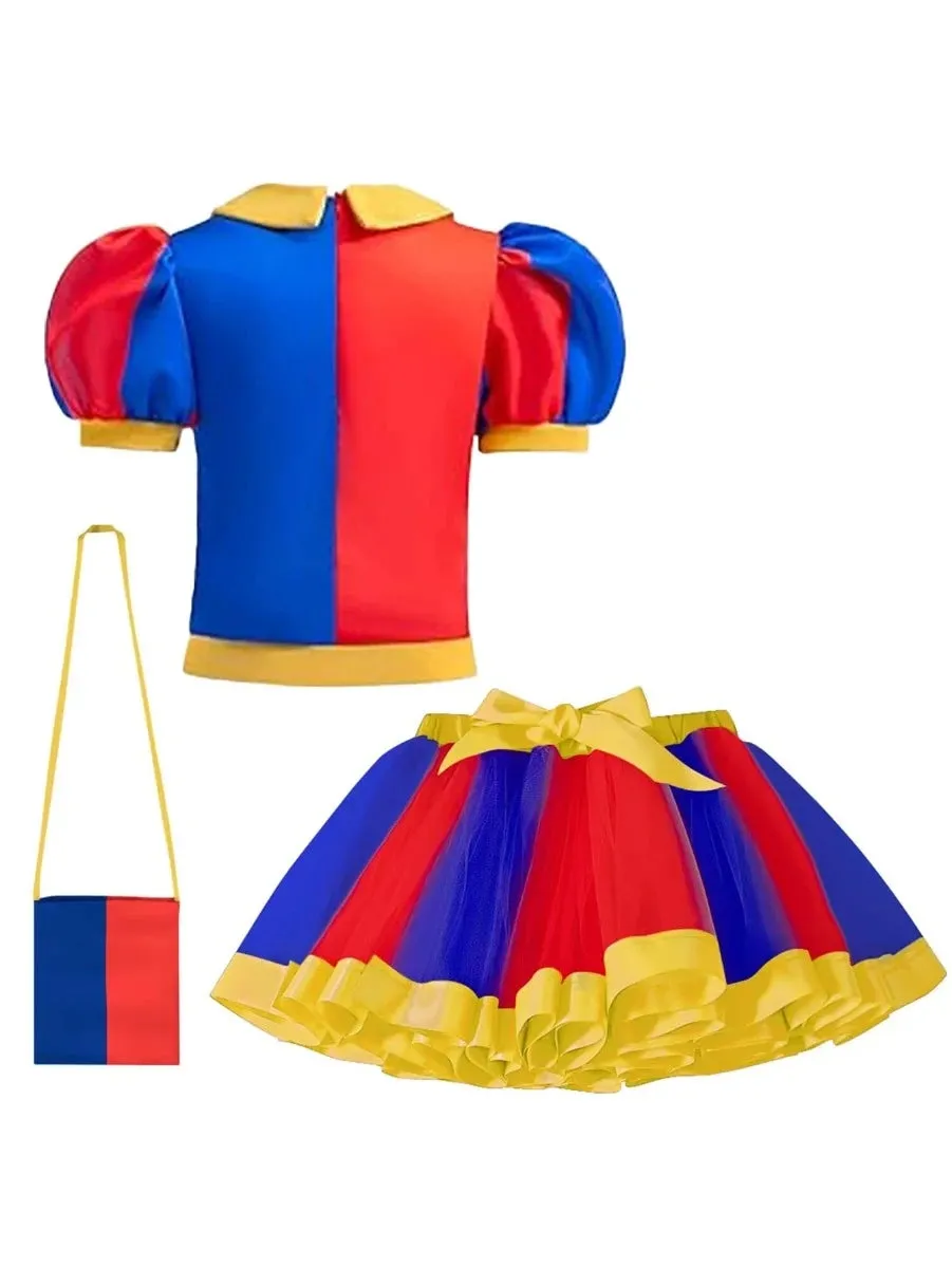 Baby Girl Funny Clown Costume Set