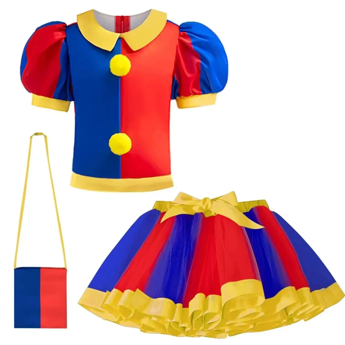 Baby Girl Funny Clown Costume Set