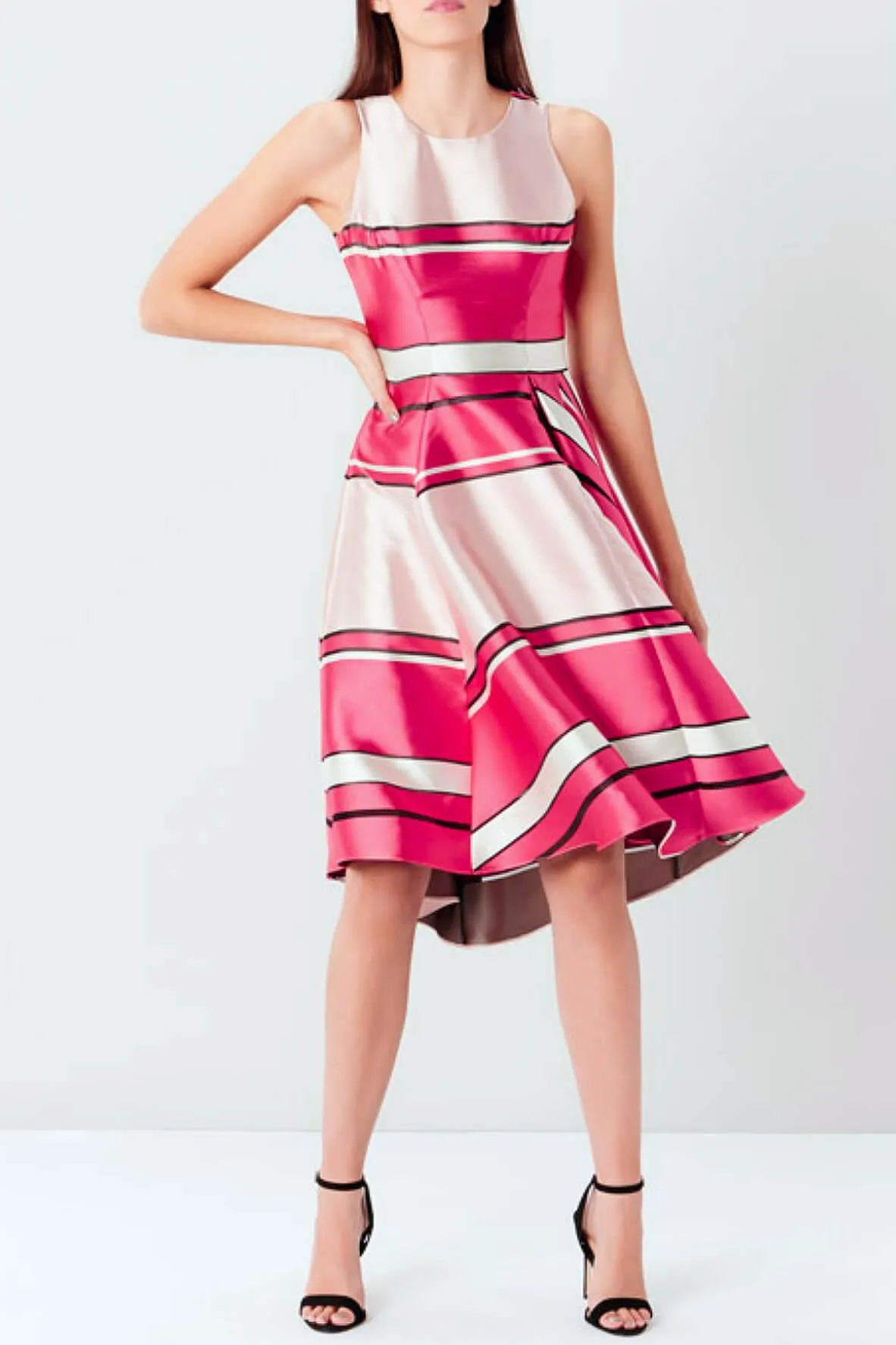 Bayshore Burnout Stripe Dress