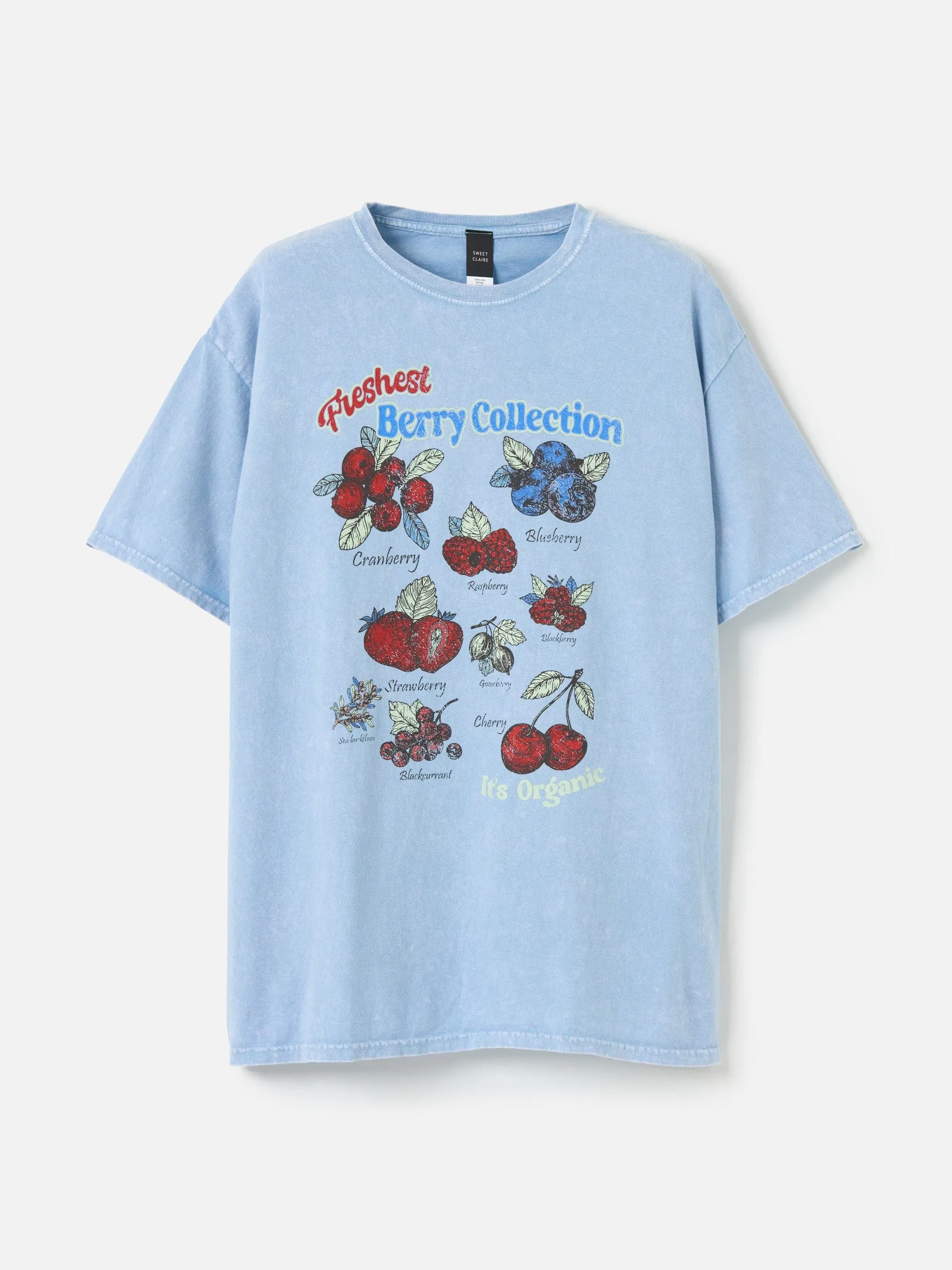 Berry Collection Garment Wash Tee