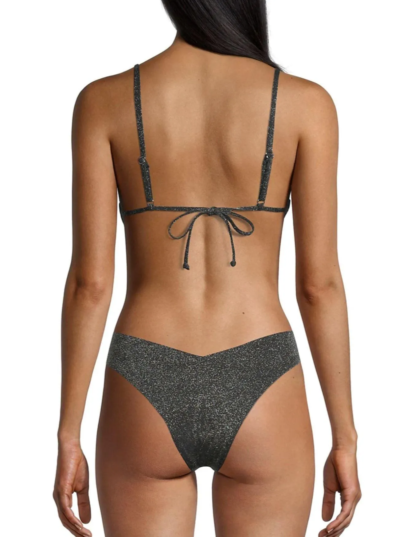 Black Delilah Glitter Bikini Bottom