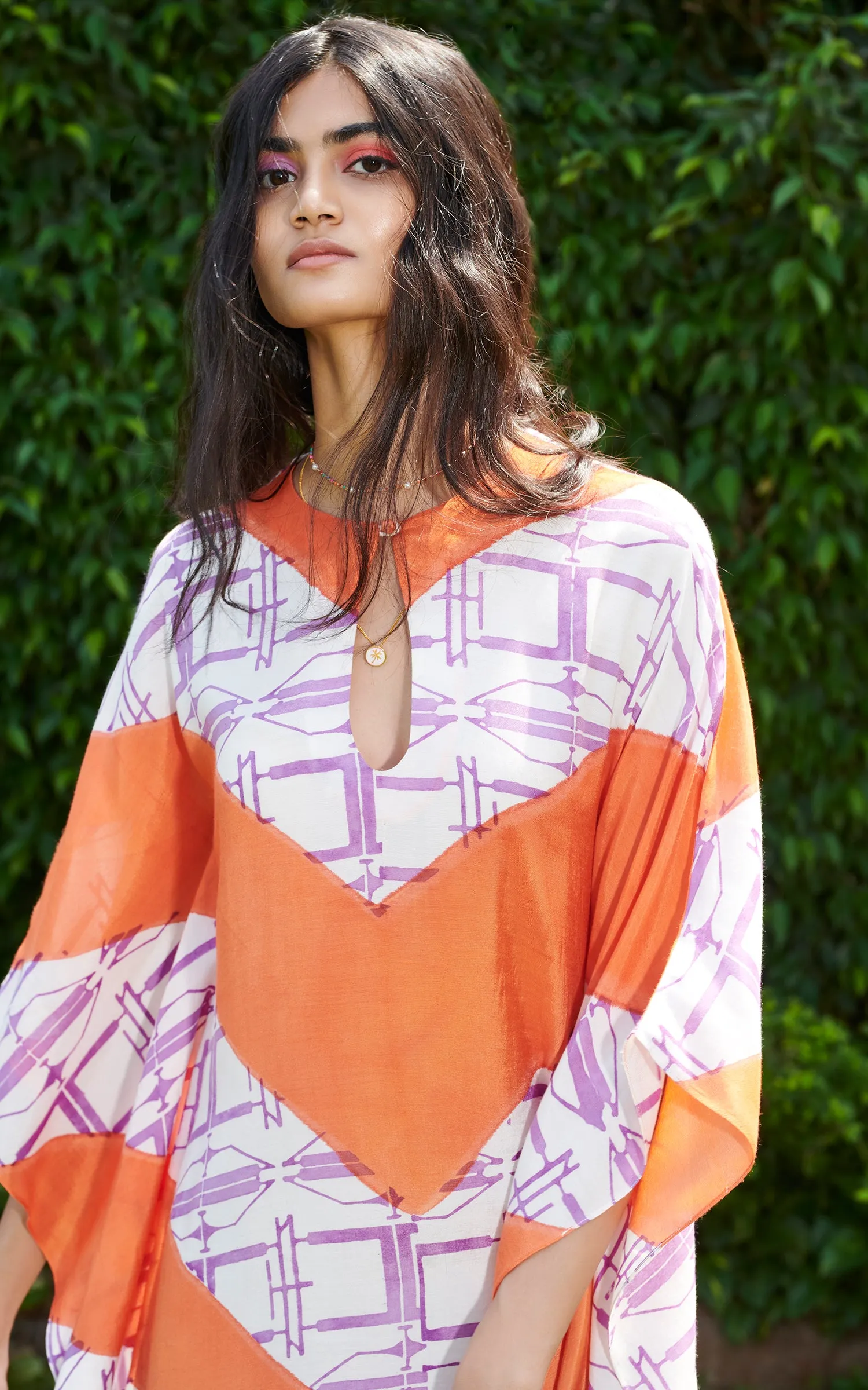 Block Printed Kaftan