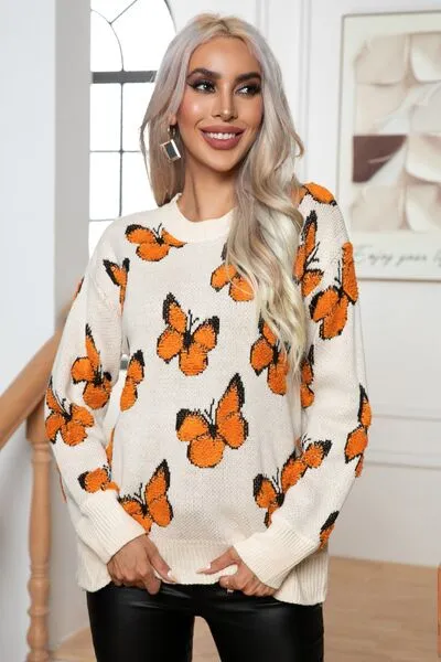 Bold & Butterfly Sweater