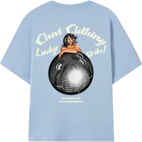 BOWLING TEE (BABY BLUE)