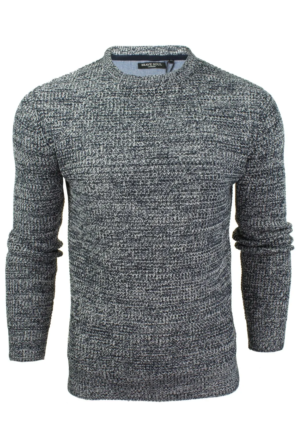 Brave Soul Men's Jumper Neutron Long Sleeved