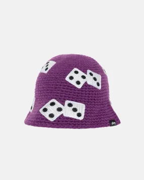 BUCKET HAT DICE KNIT