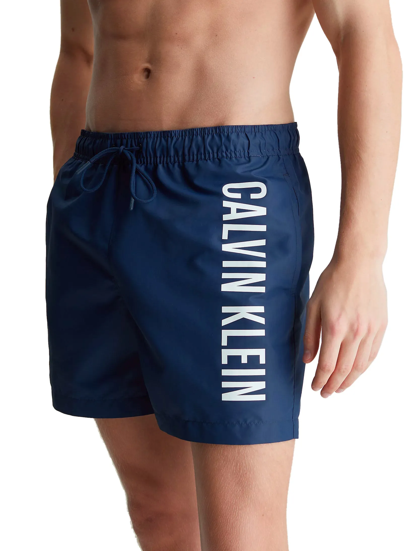 Calvin Klein Mens 'Intense Power' Side Logo Swim Shorts