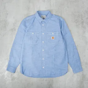 Carhartt WIP Clink L/S Shirt - Bleach Rinsed