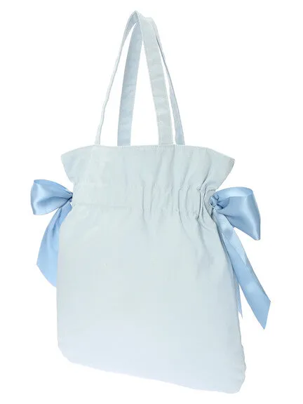 Cinnamoroll x Maison de FLEUR Ribbon tote bag (Gingham Inner)