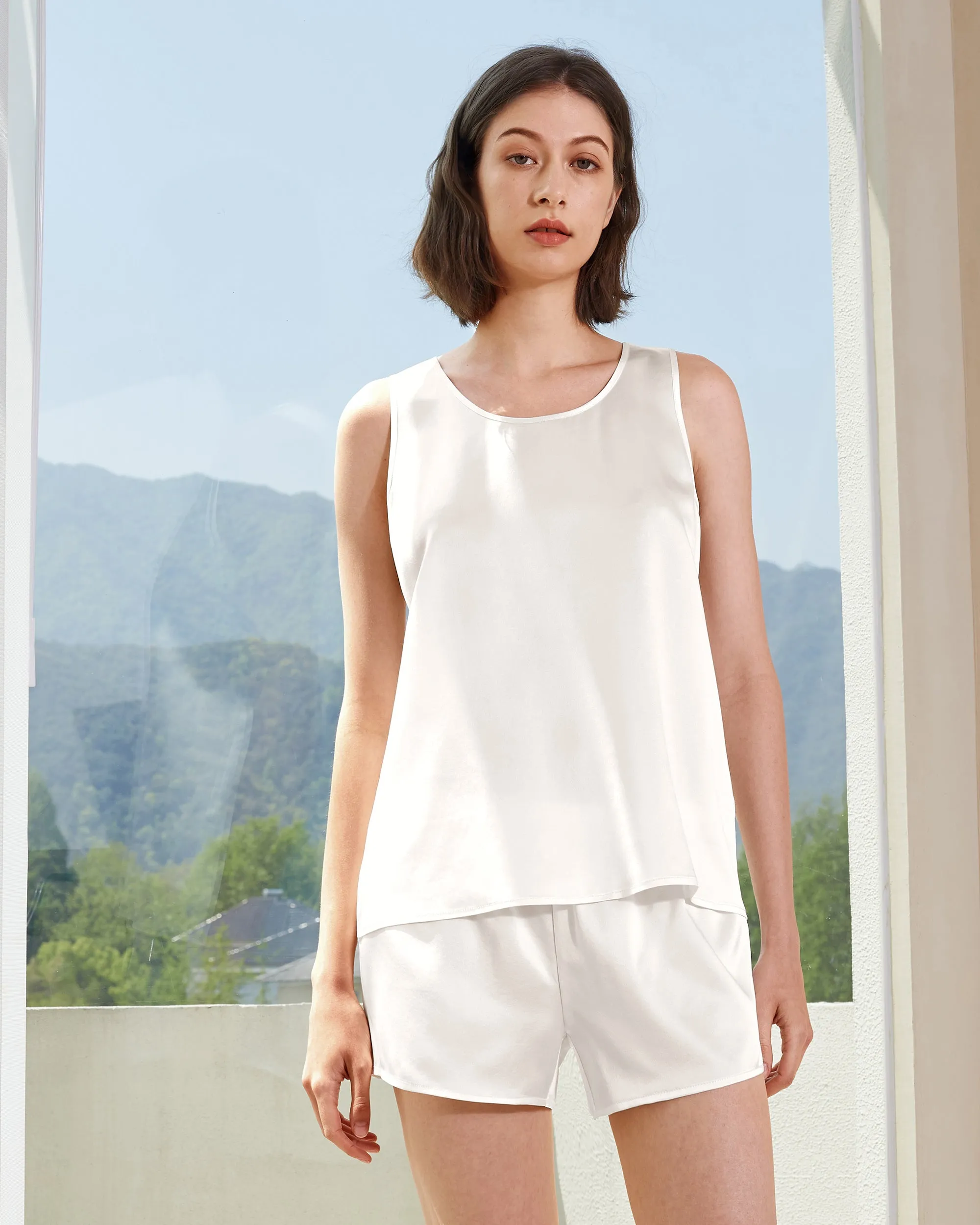 Clearance Relaxed Silk Short Pajamas