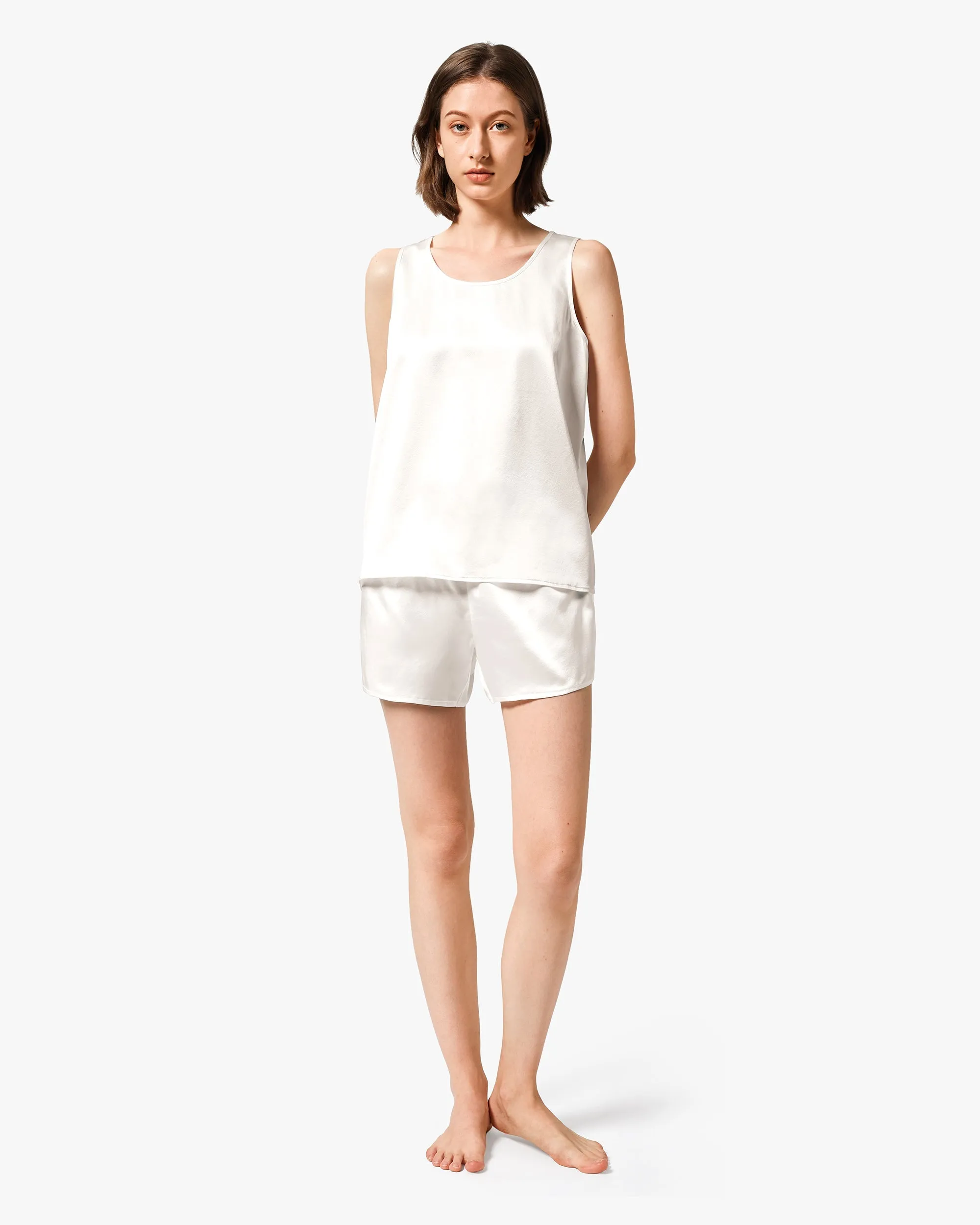 Clearance Relaxed Silk Short Pajamas