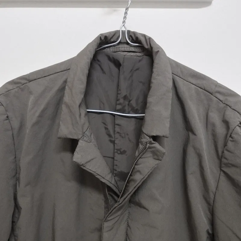 covered placket bomber jacket