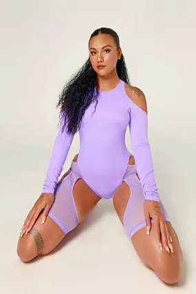 CXIX Dollhaus Mesh Bodysuit - Purple