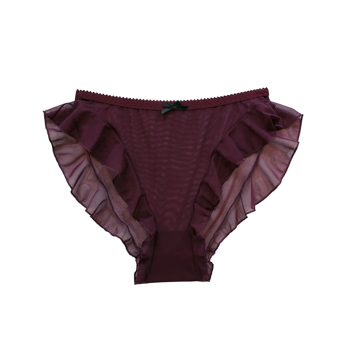 Delphine Knickers Purple Mesh