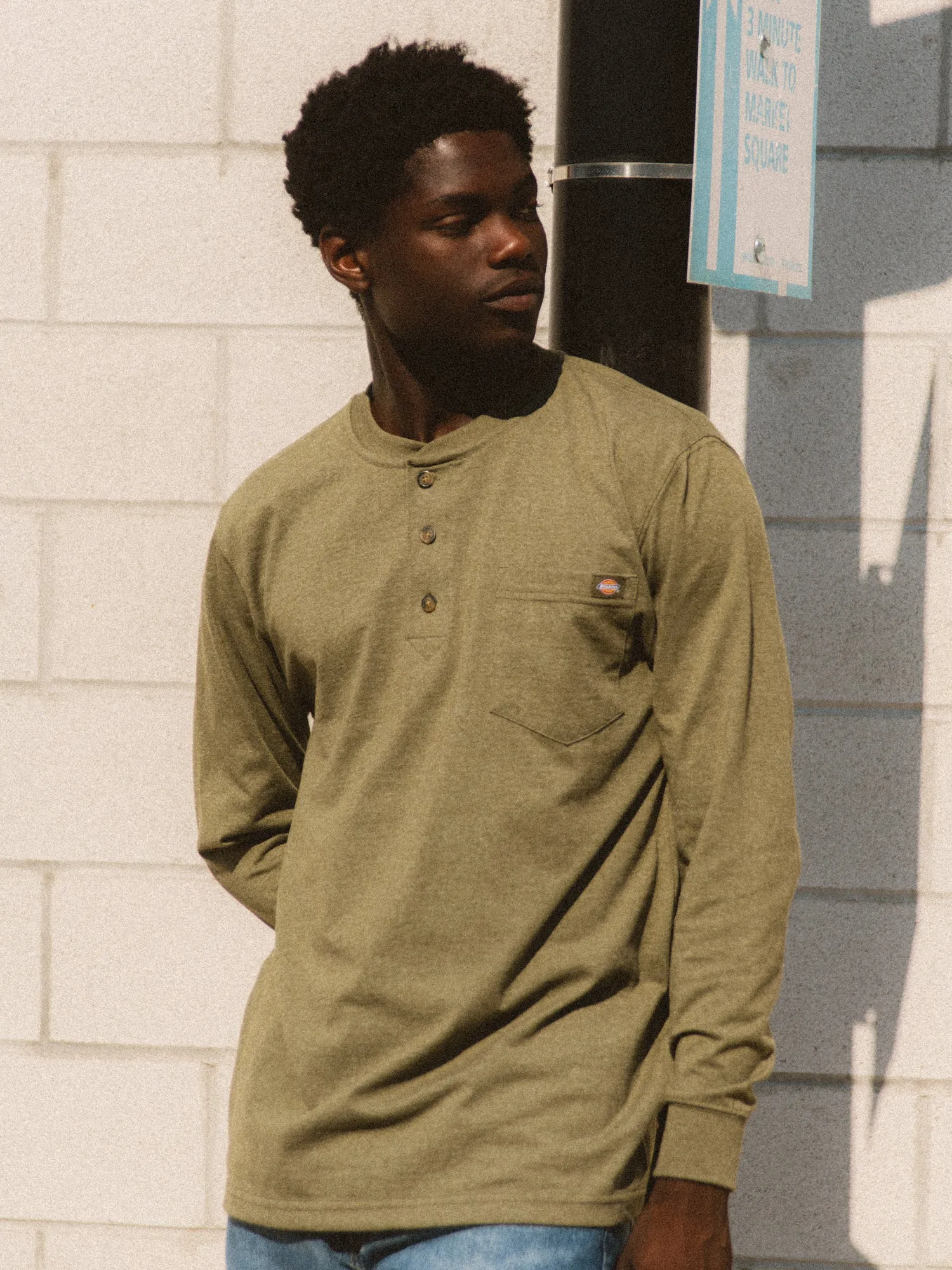 DICKIES HEAVYWEIGHT HENLEY