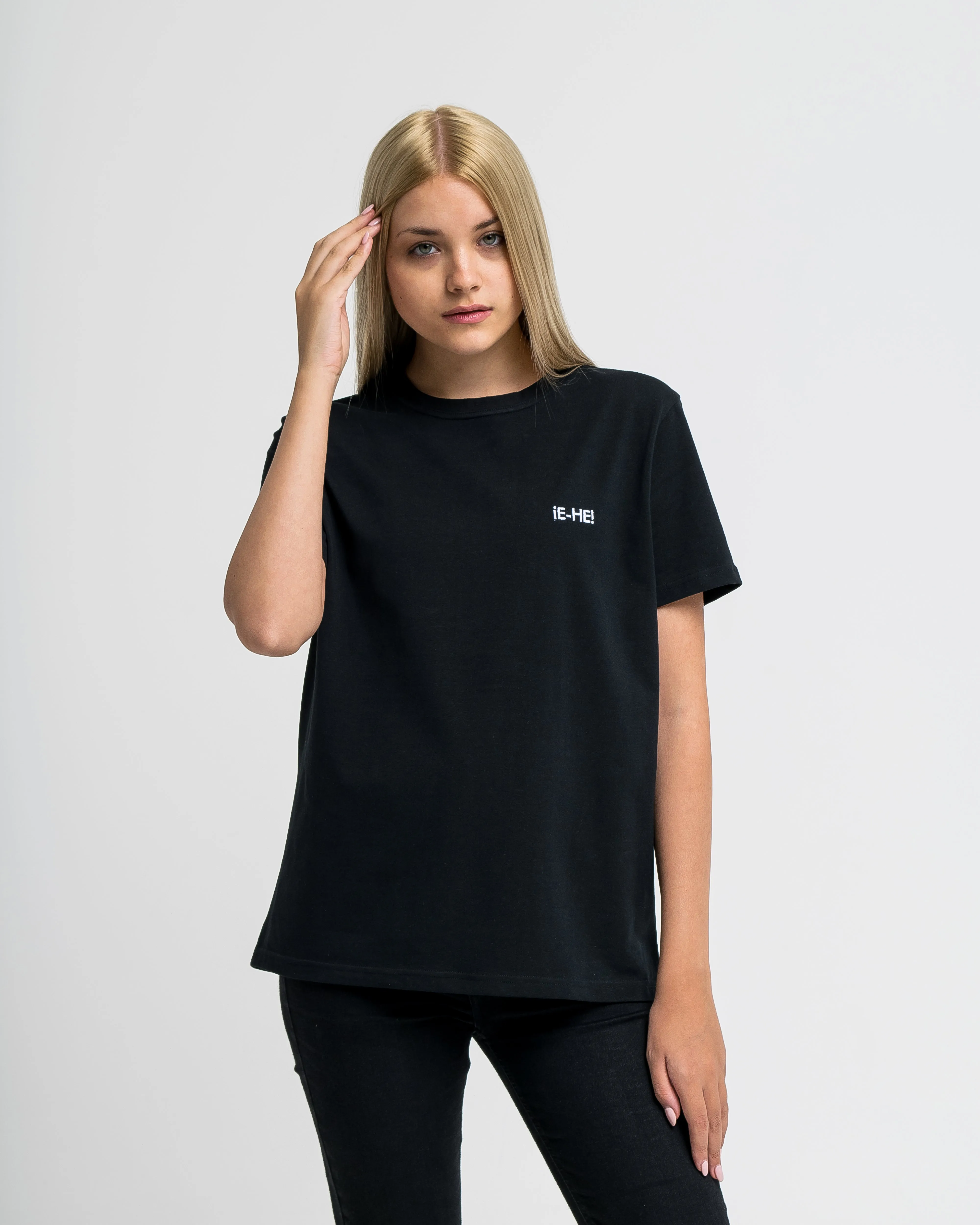 EHE Apparel Embroidered logo T-shirt - Black