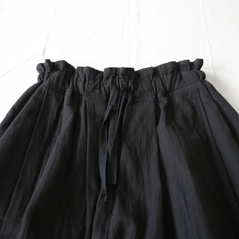 elasticated drawstring skirt