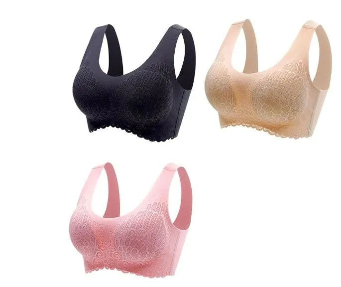 Elegance Seamless Sports Bra for Women with Natural Thai Latex