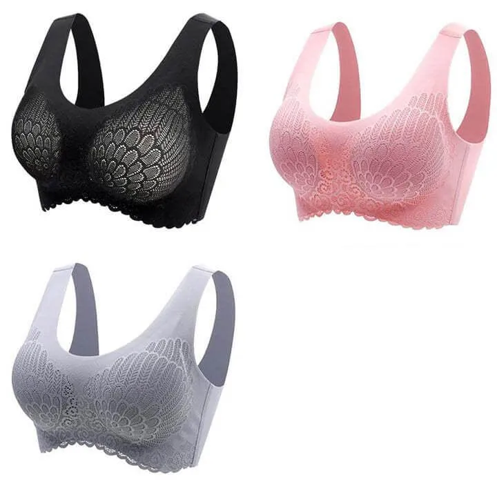 Elegance Seamless Sports Bra for Women with Natural Thai Latex