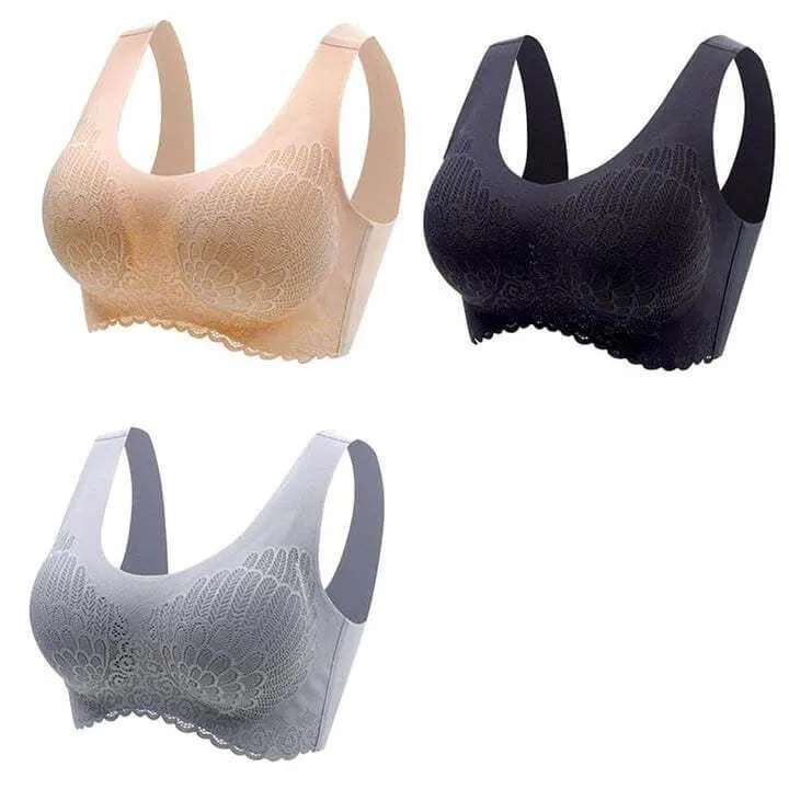 Elegance Seamless Sports Bra for Women with Natural Thai Latex