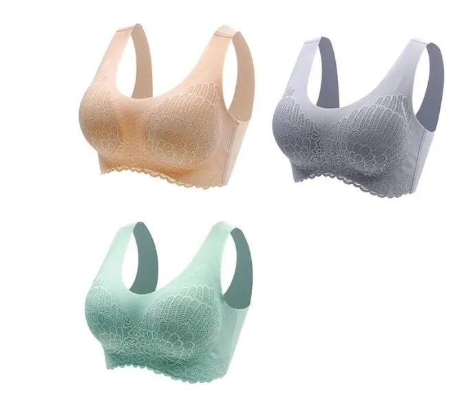 Elegance Seamless Sports Bra for Women with Natural Thai Latex