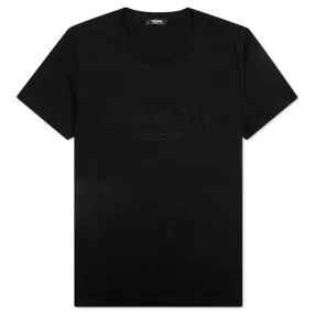 Embossed T-Shirt - Black