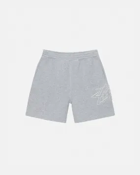 FLEECE SHORT TONAL APPLIQUE