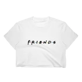 FRIENDS CROP TOP WHITE - TS80G0FRI